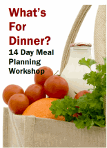 What's For Dinner Menu Planning Class